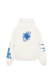 FEIN DESIGNED OVERSIZED HOODIE - WHITE