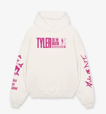 TYLER THE CREATOR DESIGNED OVERSIZED HOODIE - WHITE