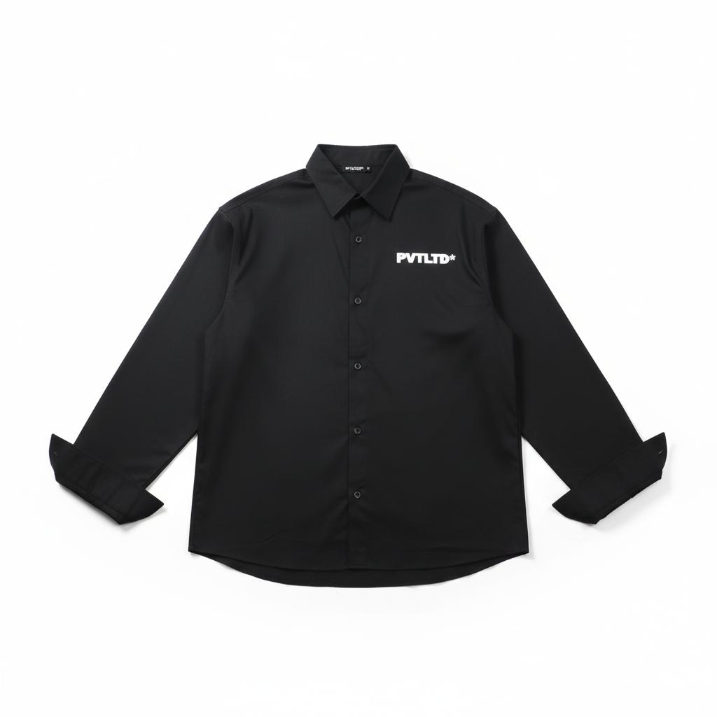 CLASSIC BLACK BOXY SHIRT