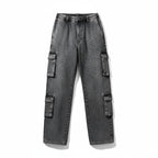 DENIM CARGO - GREY