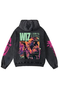 WIZ KHALIFA DESIGNED OVERSIZED HOODIE - VINTAGE