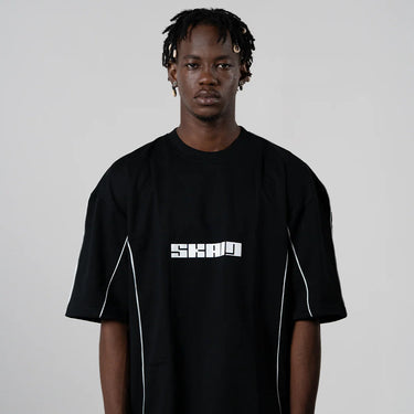 SKAID PIPED CREWNECK TEE
