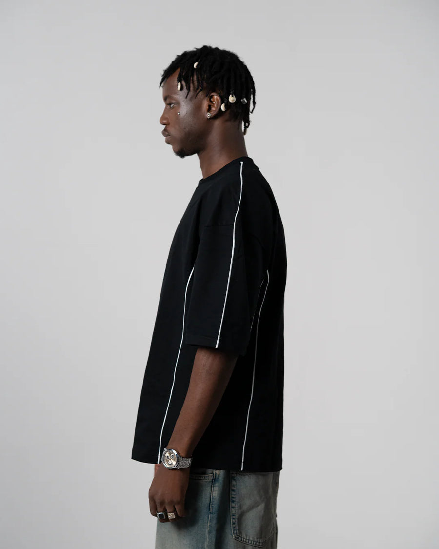 SKAID PIPED CREWNECK TEE