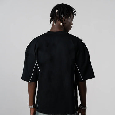 SKAID PIPED CREWNECK TEE