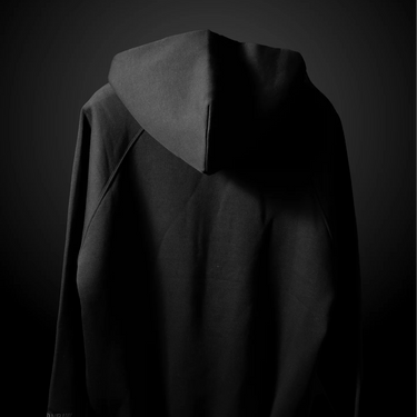BASIC CHARCOAL BLACK HOODIE