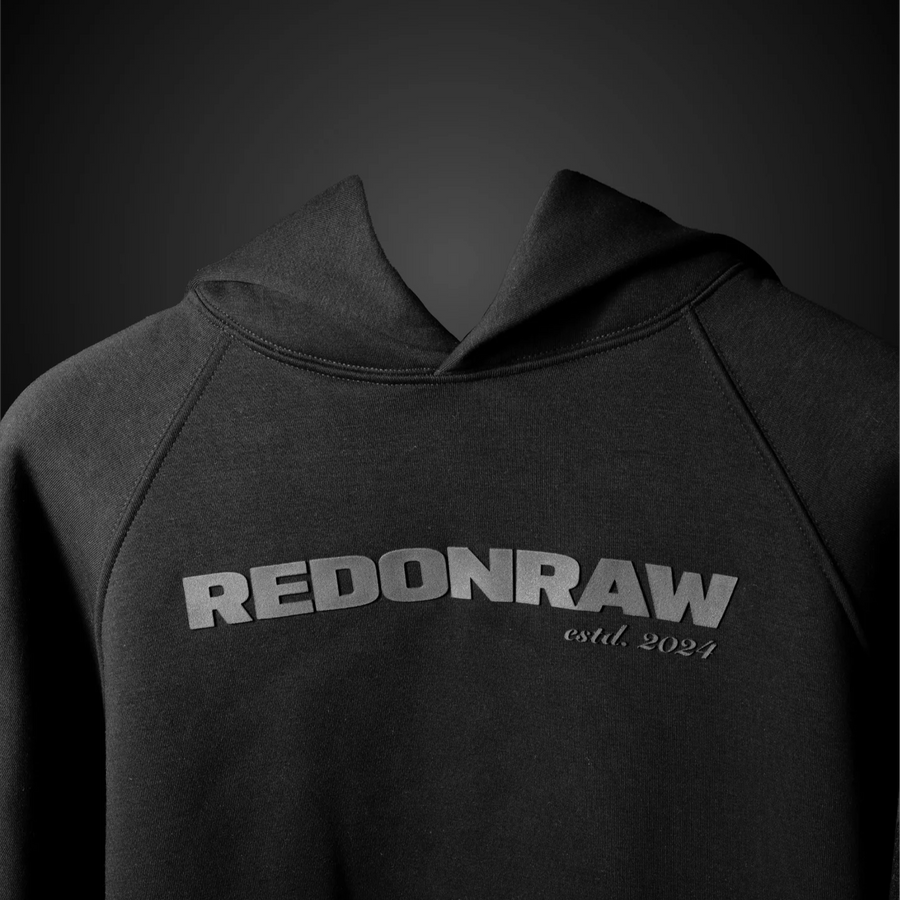 BASIC CHARCOAL BLACK HOODIE
