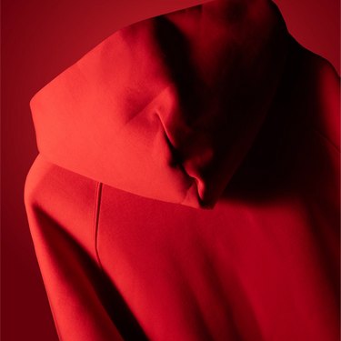 BASIC BLOOD RED HOODIE