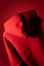 BASIC BLOOD RED HOODIE