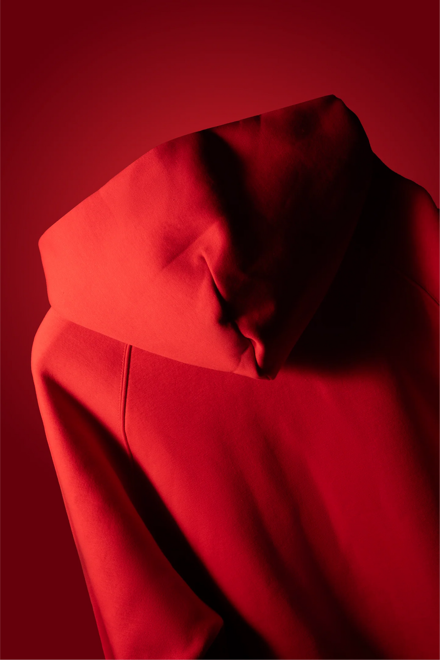 BASIC BLOOD RED HOODIE
