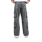 DENIM CARGO - GREY