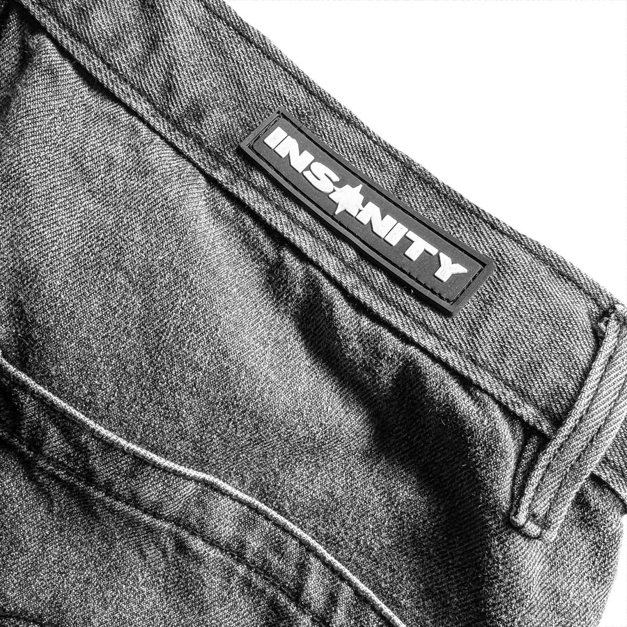 DENIM CARGO - GREY