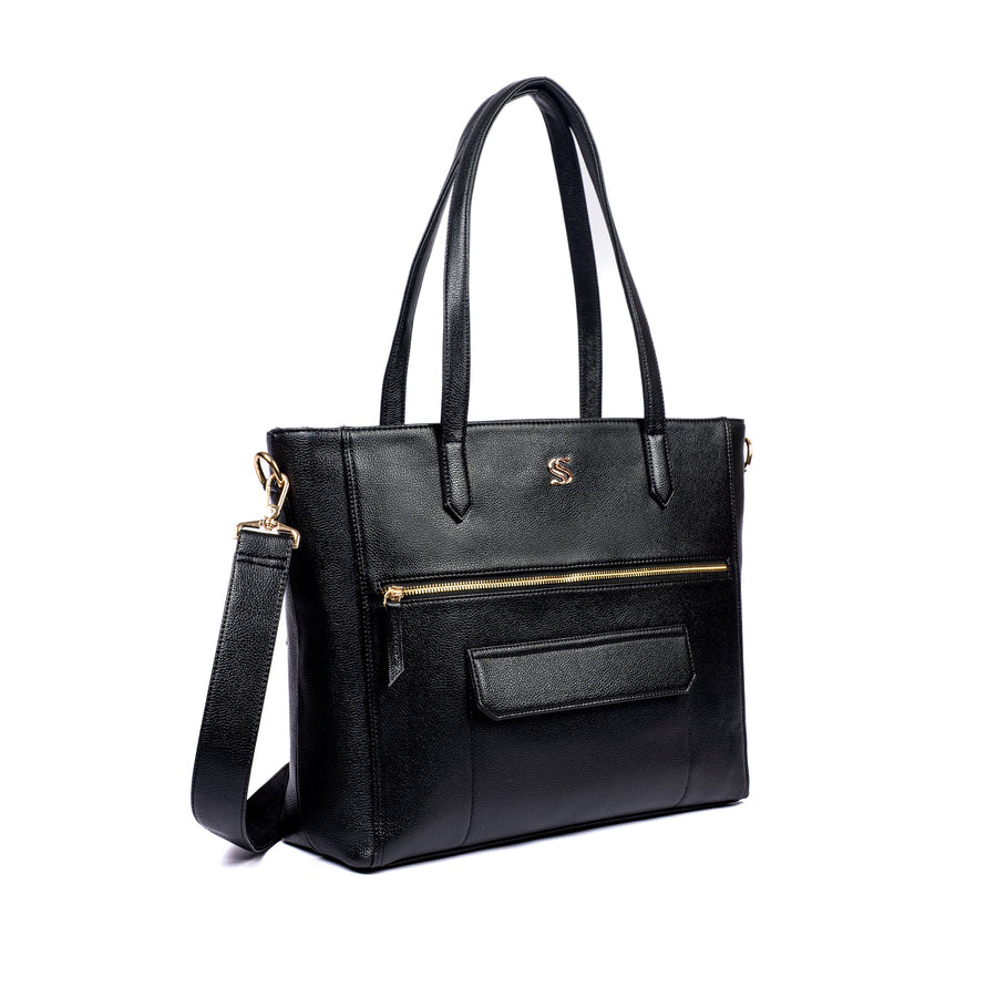 CHARCOAL CHIC AUREA TOTE BAGS FOR 16" LAPTOPS