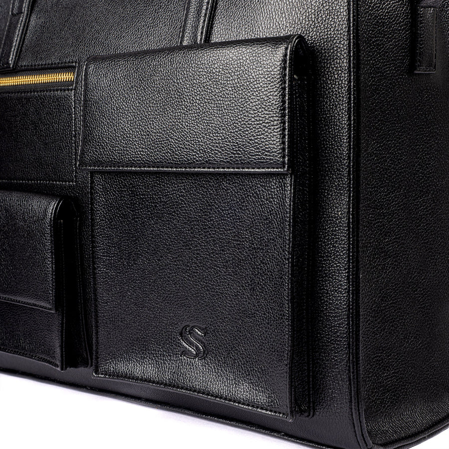 CHARCOAL CHIC MAISON ELAN TOTE BAGS FOR 16" LAPTOPS