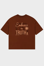 CINNABON BROWN BOX FIT TEE