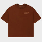 CINNABON BROWN BOX FIT TEE