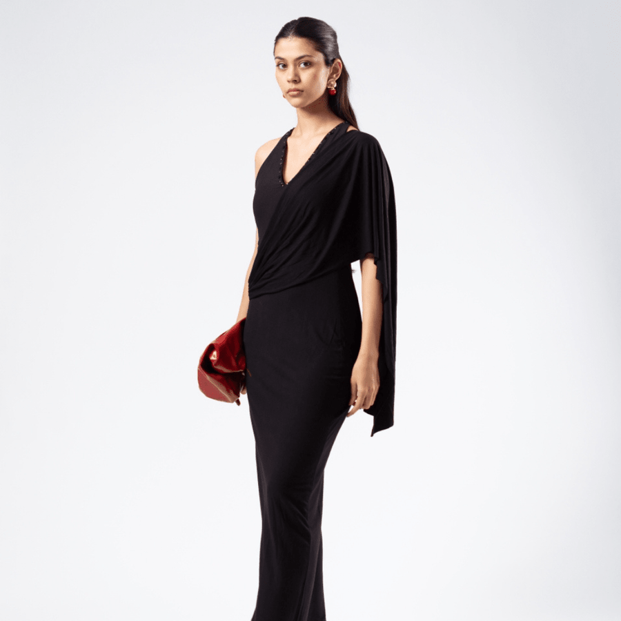 DRAPE GOWN
