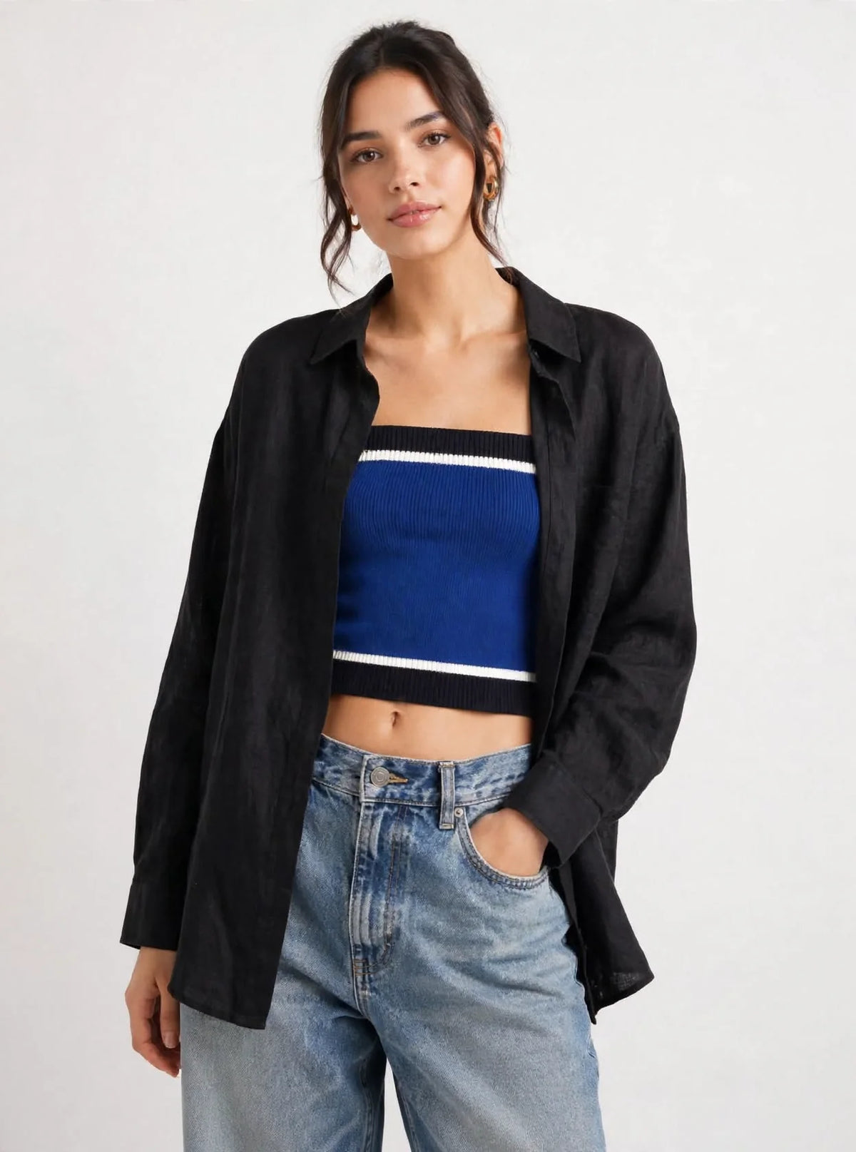 STRAPLESS TOP - BLUE-thumbmail-4
