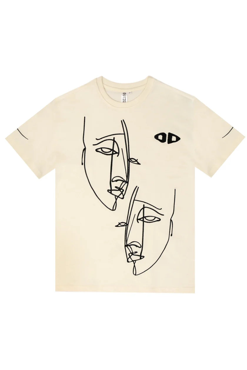 FRAGMENTED FACES TEE