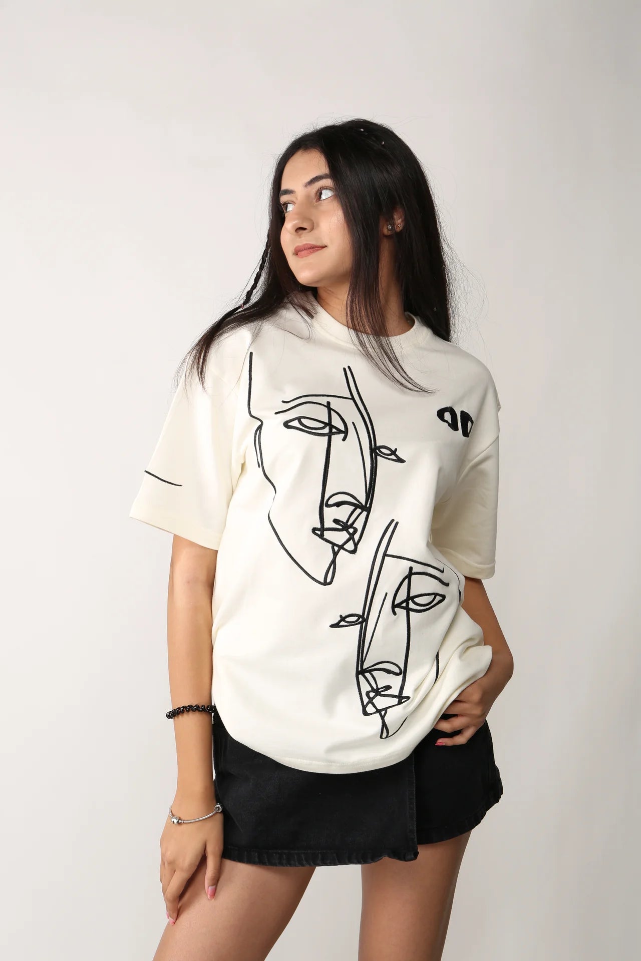 FRAGMENTED FACES TEE