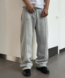 LUXE BOTTOMS - MELANGE GREY DRIP STUDIOS