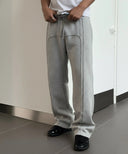 LUXE BOTTOMS - MELANGE GREY DRIP STUDIOS