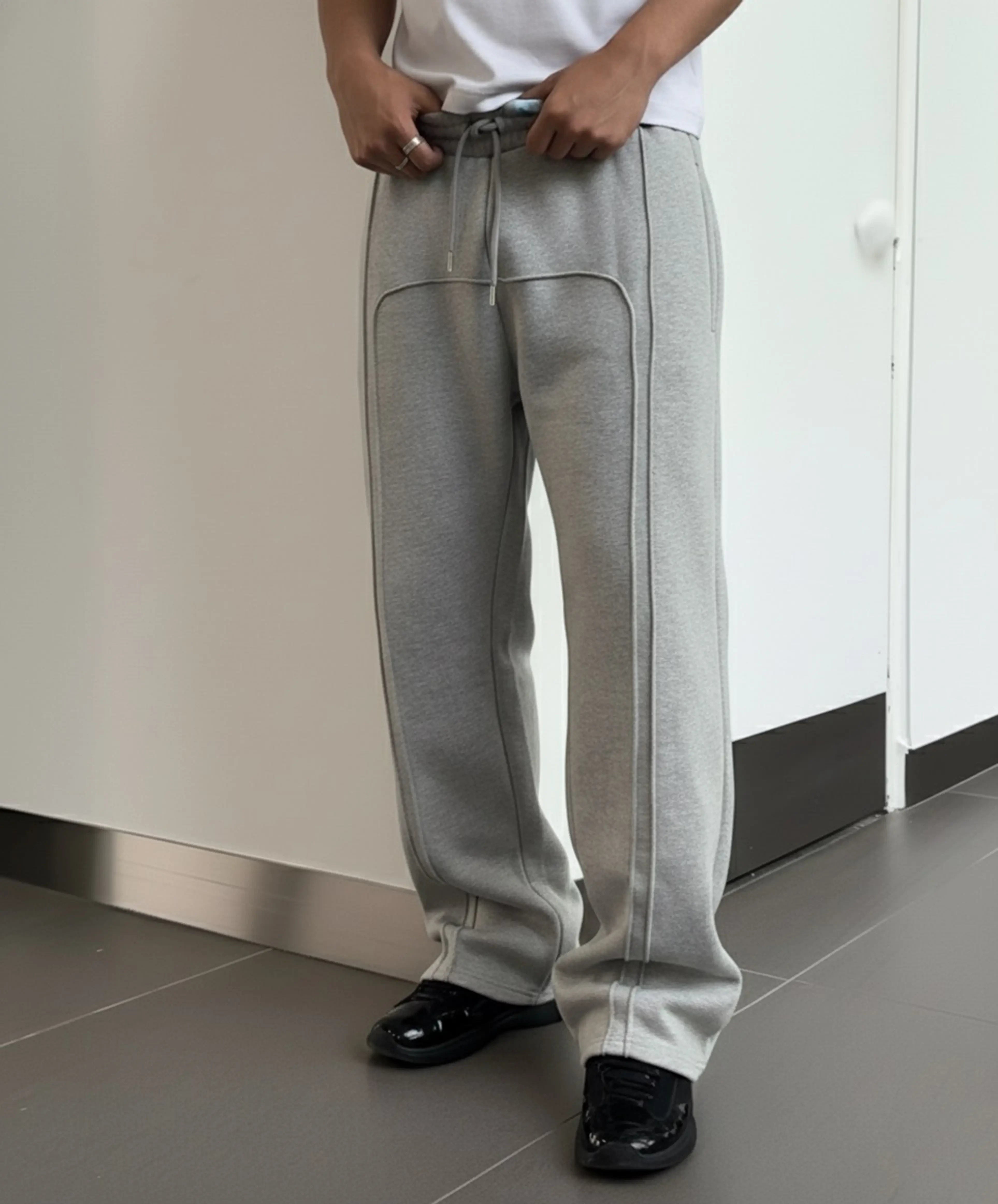 LUXE BOTTOMS - MELANGE GREY