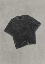 OBSIDIAN DISTRESS ACID WASHED TEE
