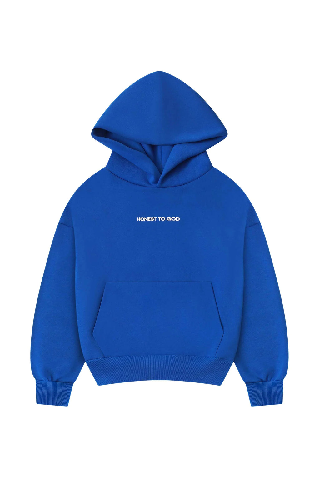 COBALT BLUE BOX FIT HOODIE