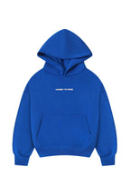 COBALT BLUE BOX FIT HOODIE
