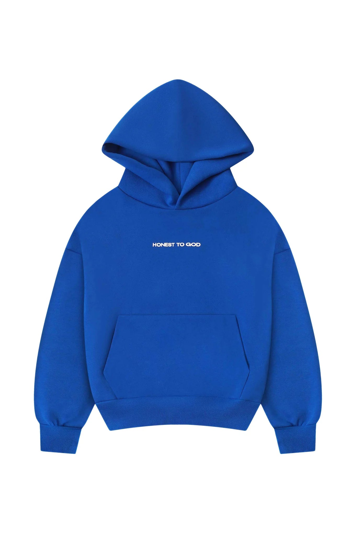 COBALT BLUE BOX FIT HOODIE