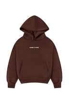 BISTRE BROWN BOX FIT HOODIE