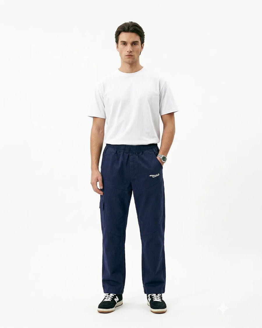 LAST ESCAPE SWEATPANTS (NAVY BLUE)
