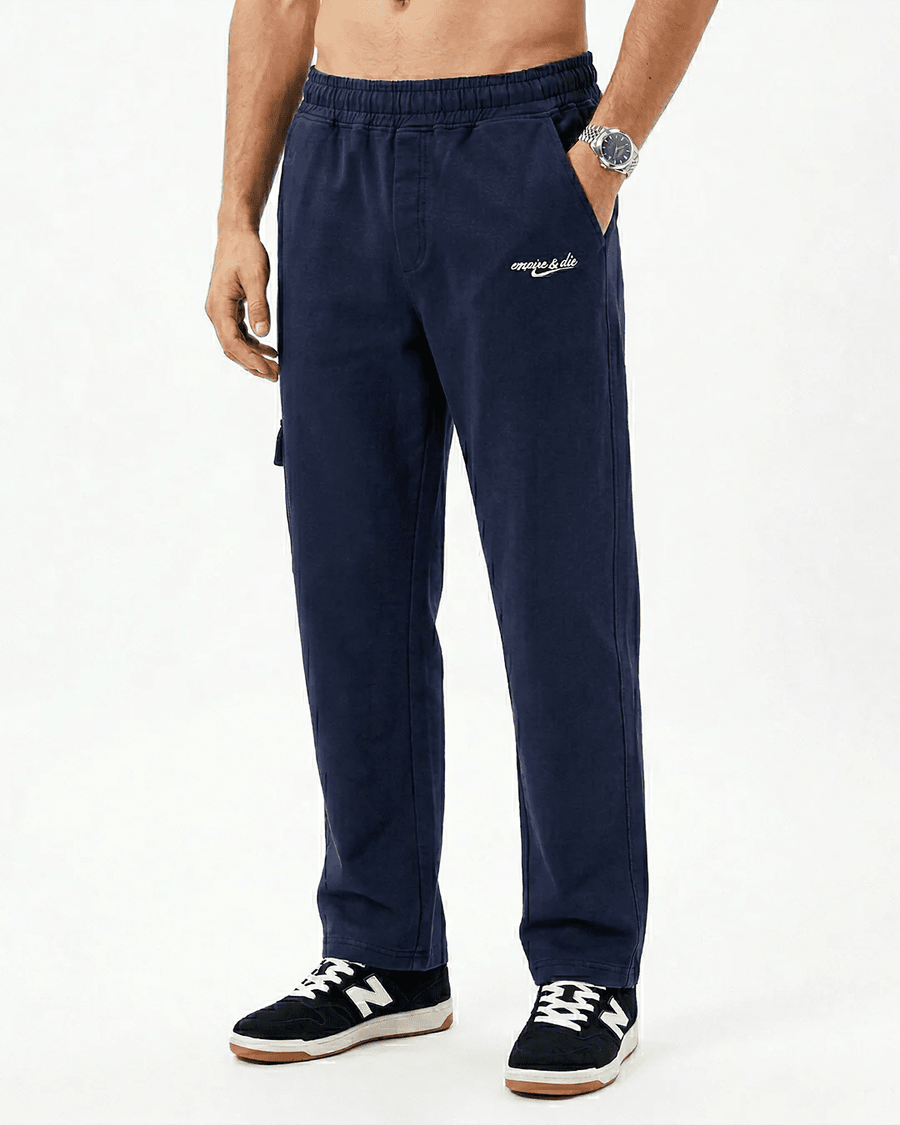 LAST ESCAPE SWEATPANTS (NAVY BLUE)
