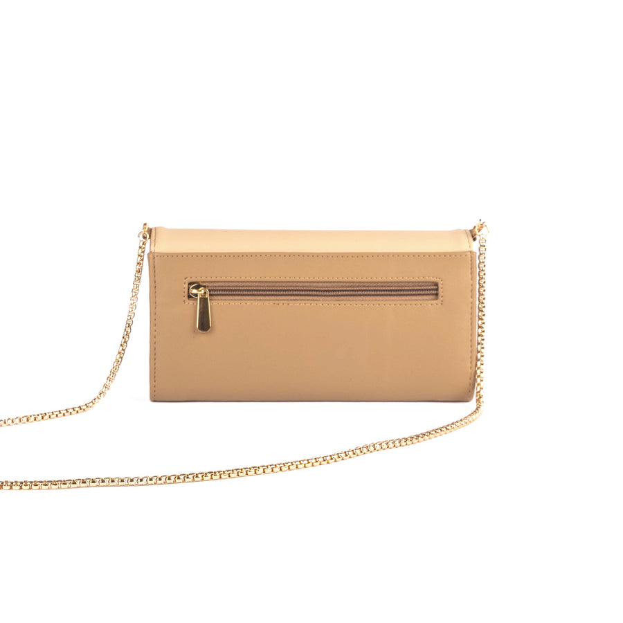 LATTE LUXE CLUTCH WALLET CUM SLING