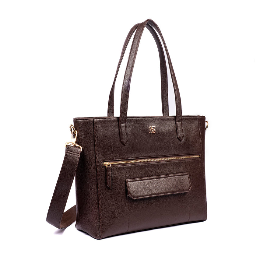 MAHOGANY MYSTIQUE AUREA TOTE BAGS FOR 16" LAPTOPS
