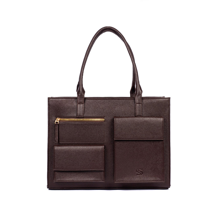 MAHOGANY MYSTIQUE MAISON ELAN TOTE BAGS FOR 16" LAPTOPS