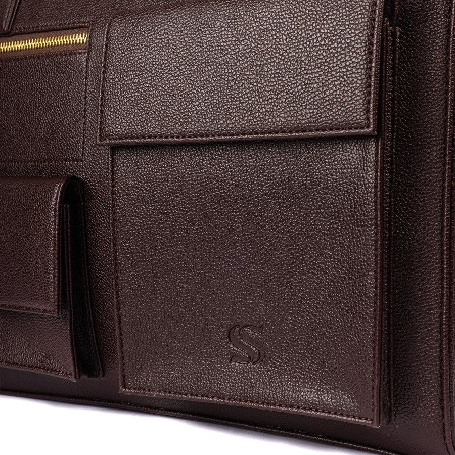 MAHOGANY MYSTIQUE MAISON ELAN TOTE BAGS FOR 16" LAPTOPS