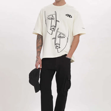 FRAGMENTED FACES TEE