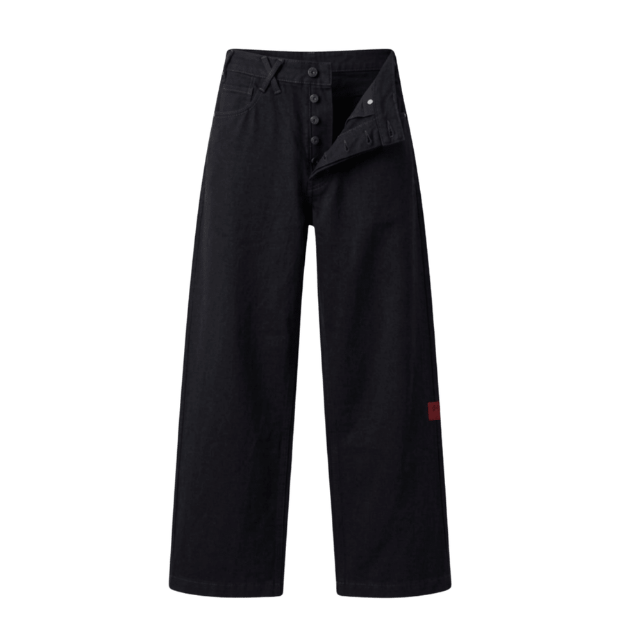 OFFDAY STRAIGHT WIDE LEG JEANS - BLACK