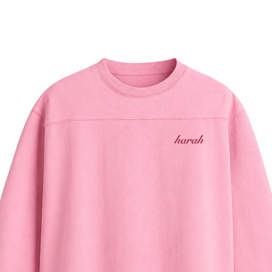 OVERSIZED BOXY RUGGED T-SHIRT - PINK