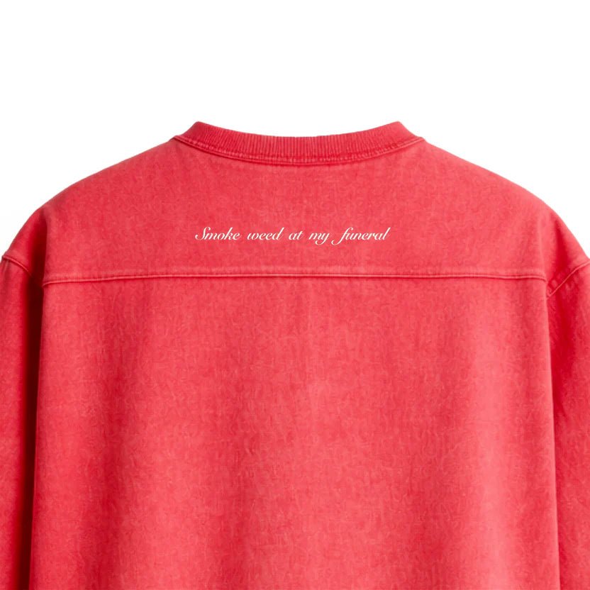 OVERSIZED BOXY RUGGED T-SHIRT - RED