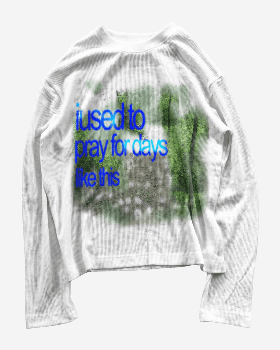 PRAY FOR DAYS WAFFLE TEE