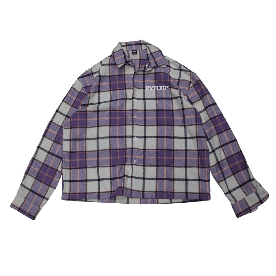 PURPLE CHECKERED SHIRT