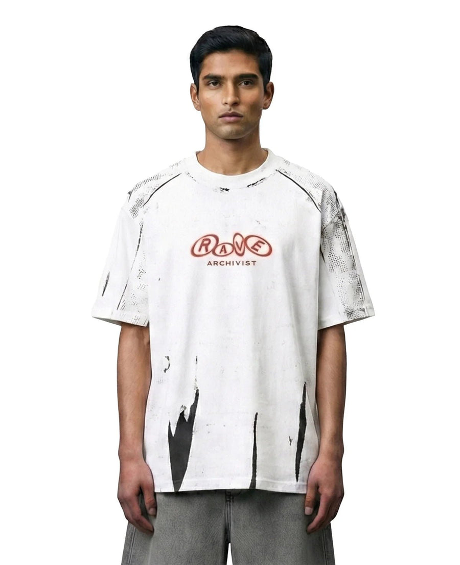 RAVE ARCHIVIST T-SHIRT WHITE