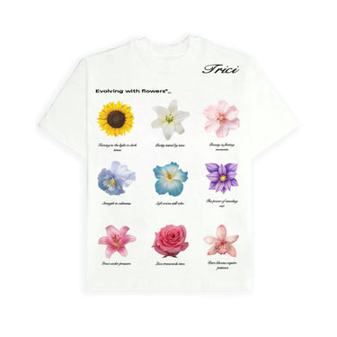 FLR TEE (WHITE)