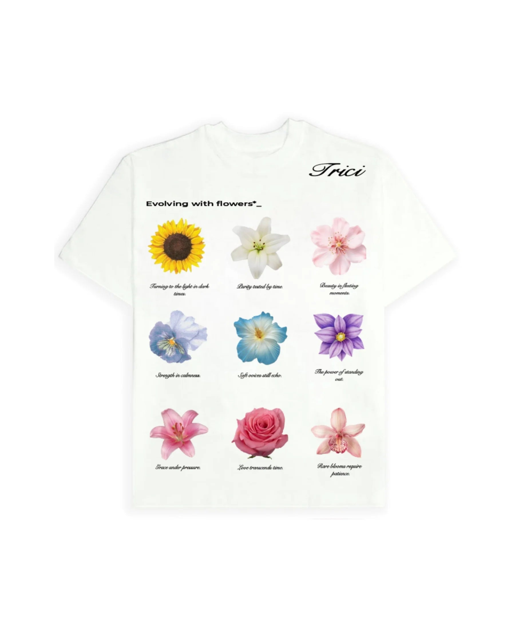 FLR TEE (WHITE)