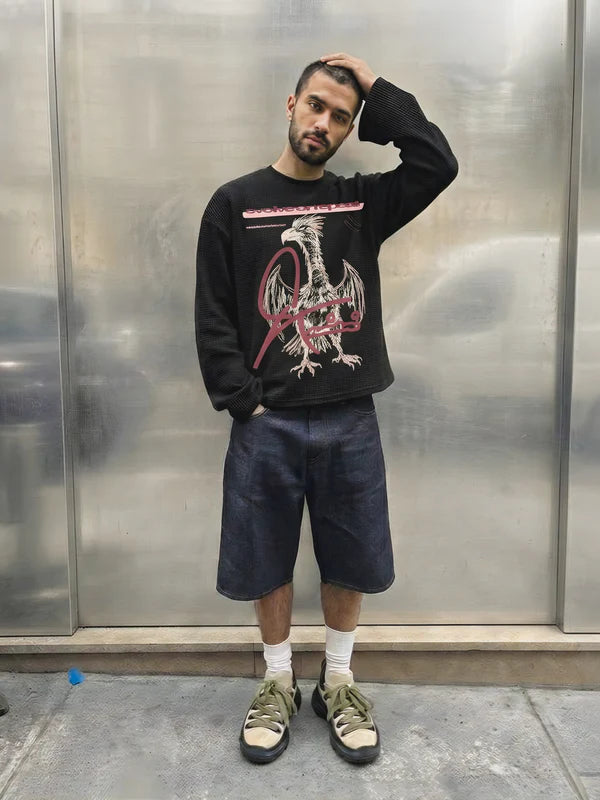 MEMBERS LONG SLEEVE T-SHIRT BLACK