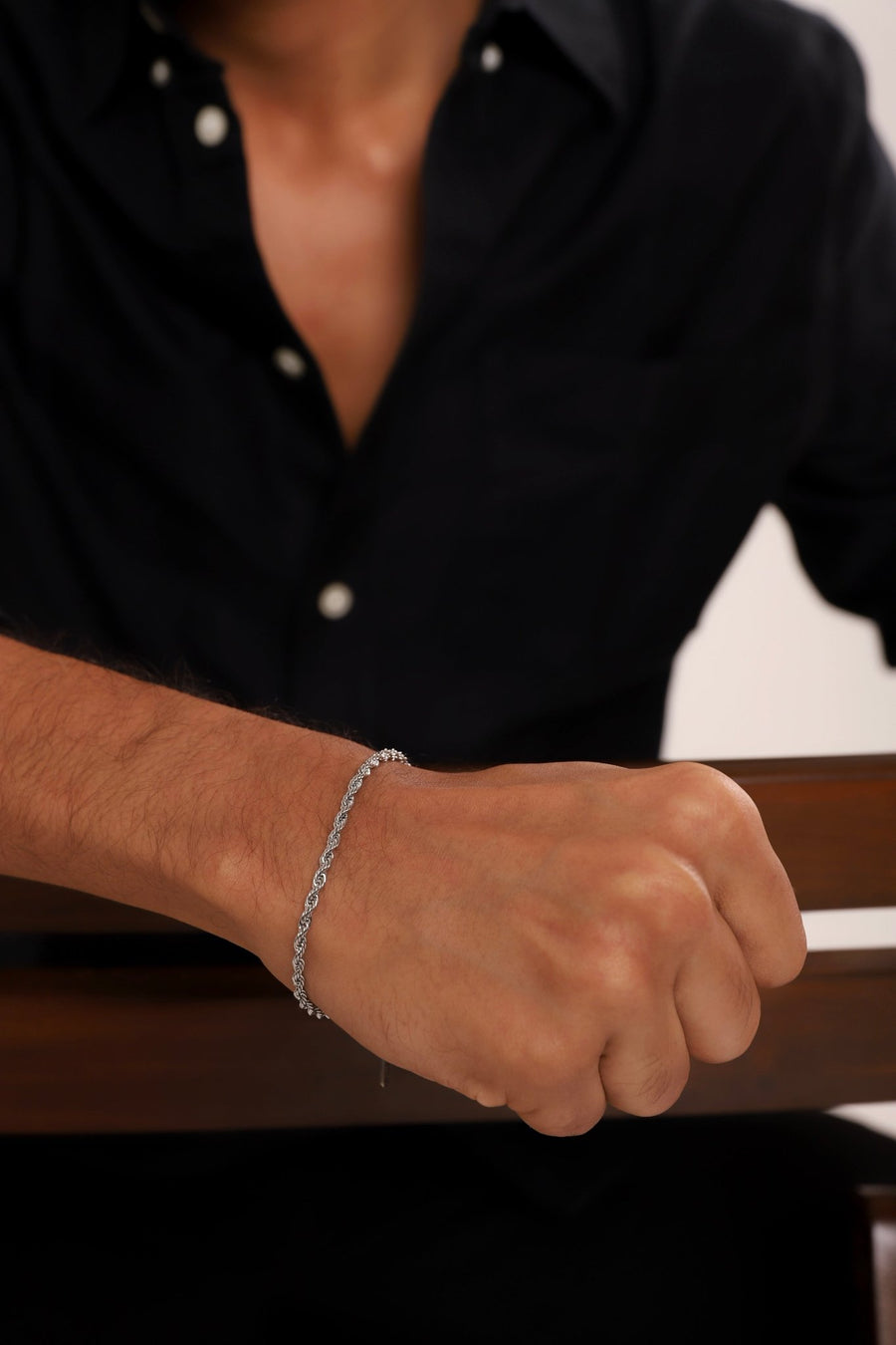 SLATE ROPE BRACELET