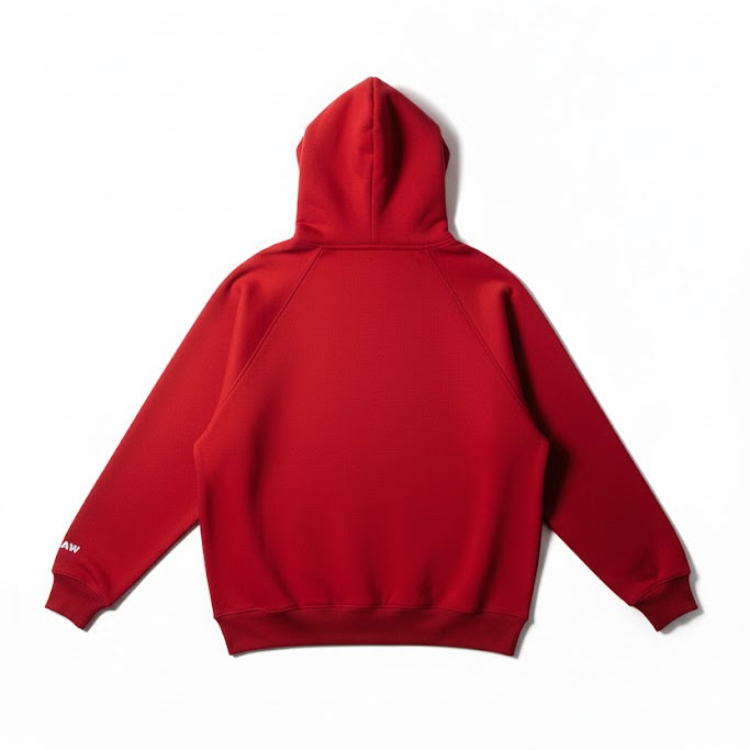 BASIC BLOOD RED HOODIE