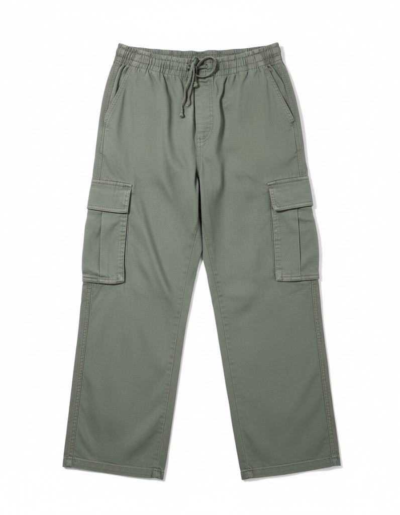 OLIVE CARGO PANTS